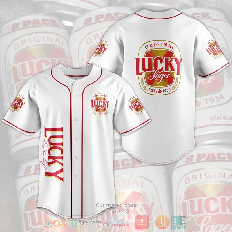 Lucky Lager Baseball Jersey