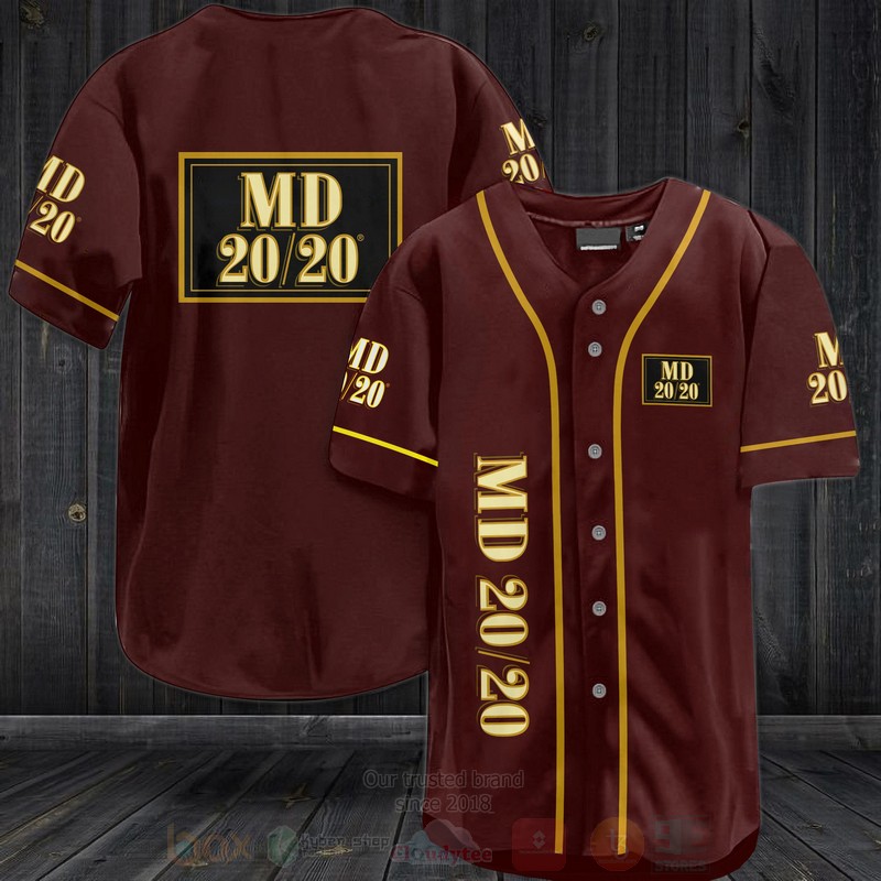 MD 20 20 Baseball Jersey Shirt