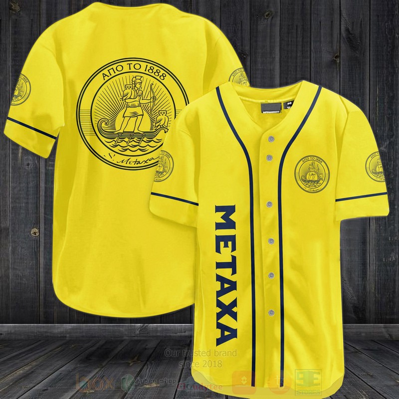 Metaxa Ano 1888 Baseball Jersey Shirt