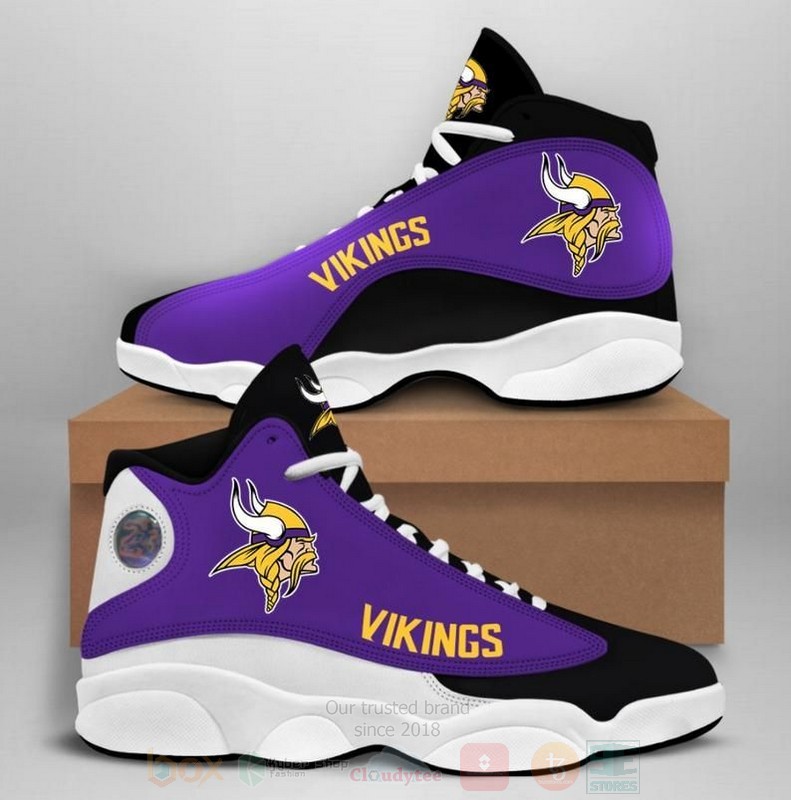 Minnesota Vikings NFL Air Jordan 13 Shoes