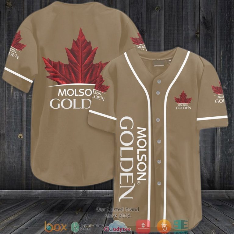 Molson Golden Jersey Baseball Shirt