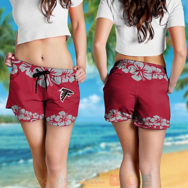 NFL Atlanta Falcons Baby Yoda Red Hawaiian Shirt Short 1 2 3
