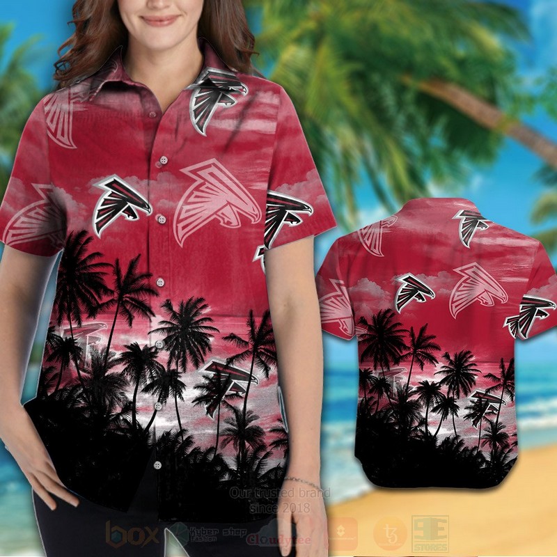 NFL Atlanta Falcons Sky Hawaiian Shirt Short 1