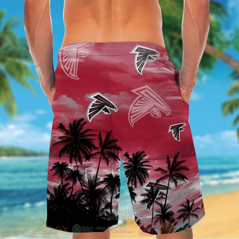 NFL Atlanta Falcons Sky Hawaiian Shirt Short 1 2 3 4 5