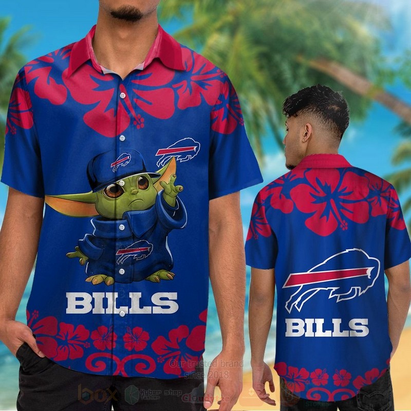 NFL Buffalo Bills Baby Yoda Hawaiian Shirt Short