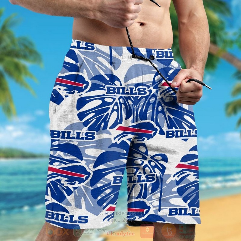 NFL Buffalo Bills Custom Name Hawaiian Shirt Short 1 2 3 4