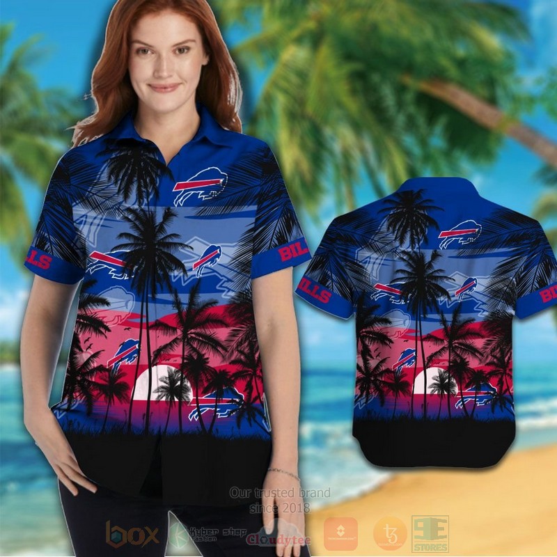 NFL Buffalo Bills Hawaiian Shirt Short 1 2
