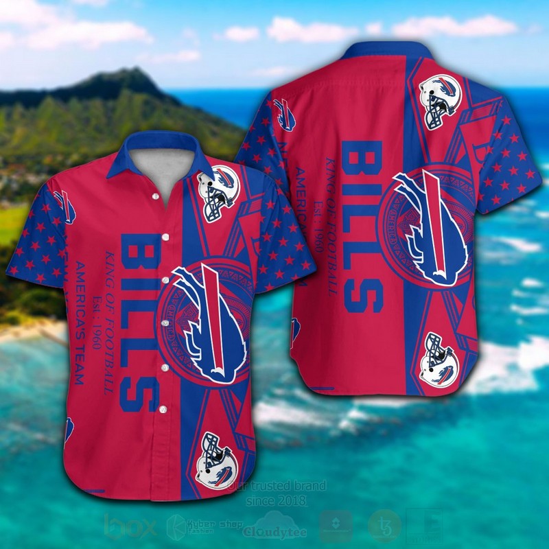 NFL Buffalo Bills Men Woman Hawaiian Shirt Short 1