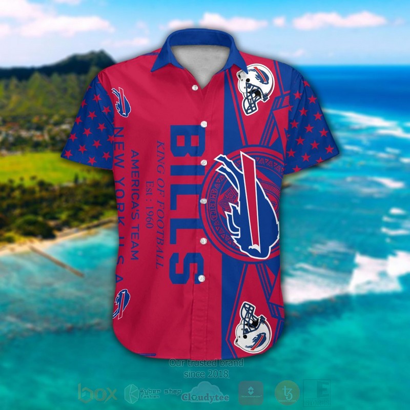 NFL Buffalo Bills Men Woman Hawaiian Shirt Short 1 2 3