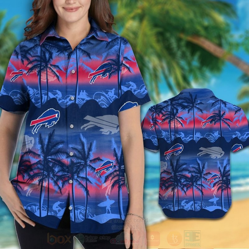NFL Buffalo Bills Surf Hawaiian Shirt Short 1