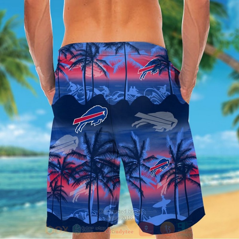NFL Buffalo Bills Surf Hawaiian Shirt Short 1 2 3 4 5
