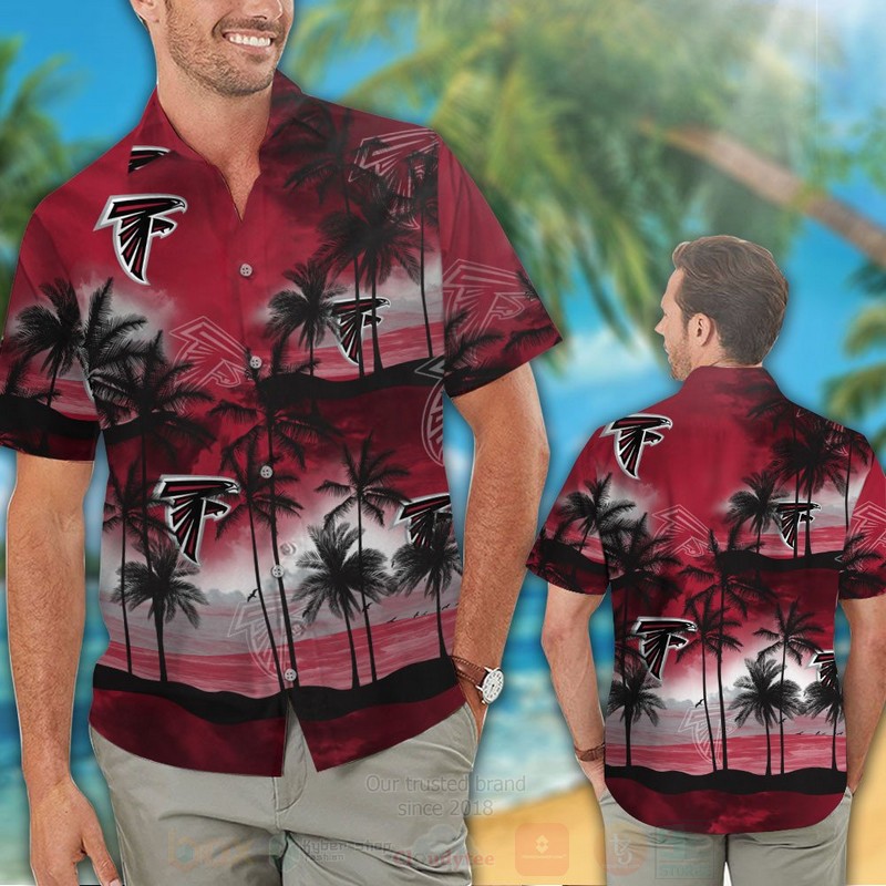 NFL The Atlanta Falcons Hawaiian Shirt Short