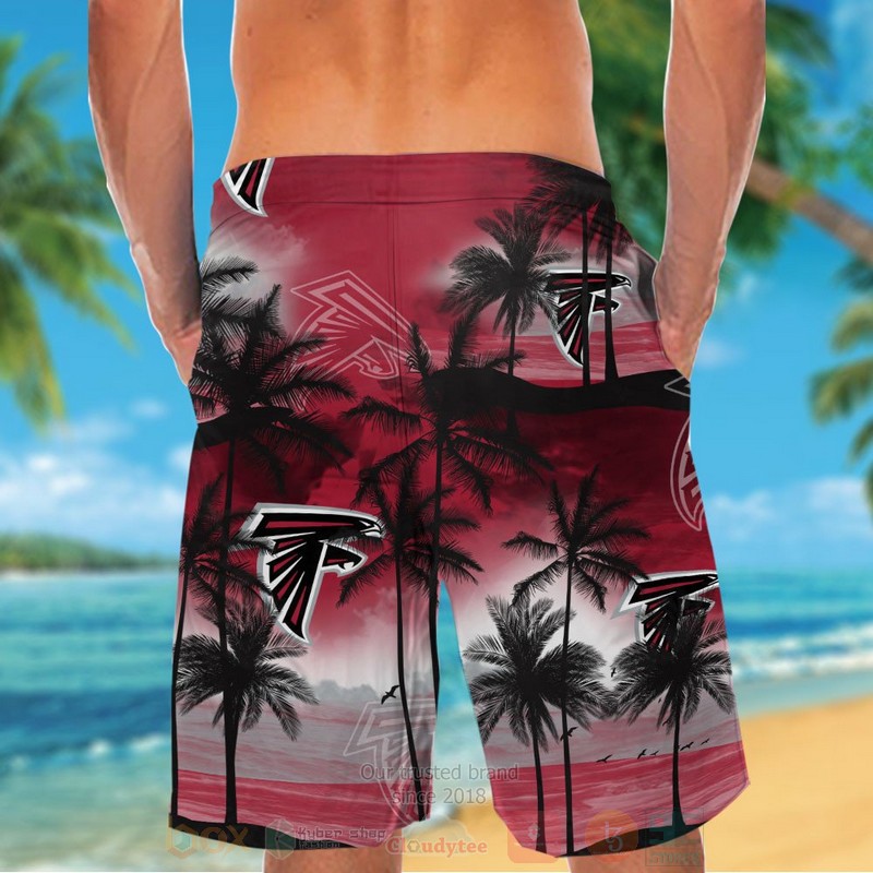 NFL The Atlanta Falcons Hawaiian Shirt Short 1 2 3 4 5