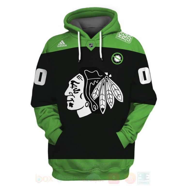 NHL Chicago Blackhawks Personalized 3D Hoodie Shirt 1 2