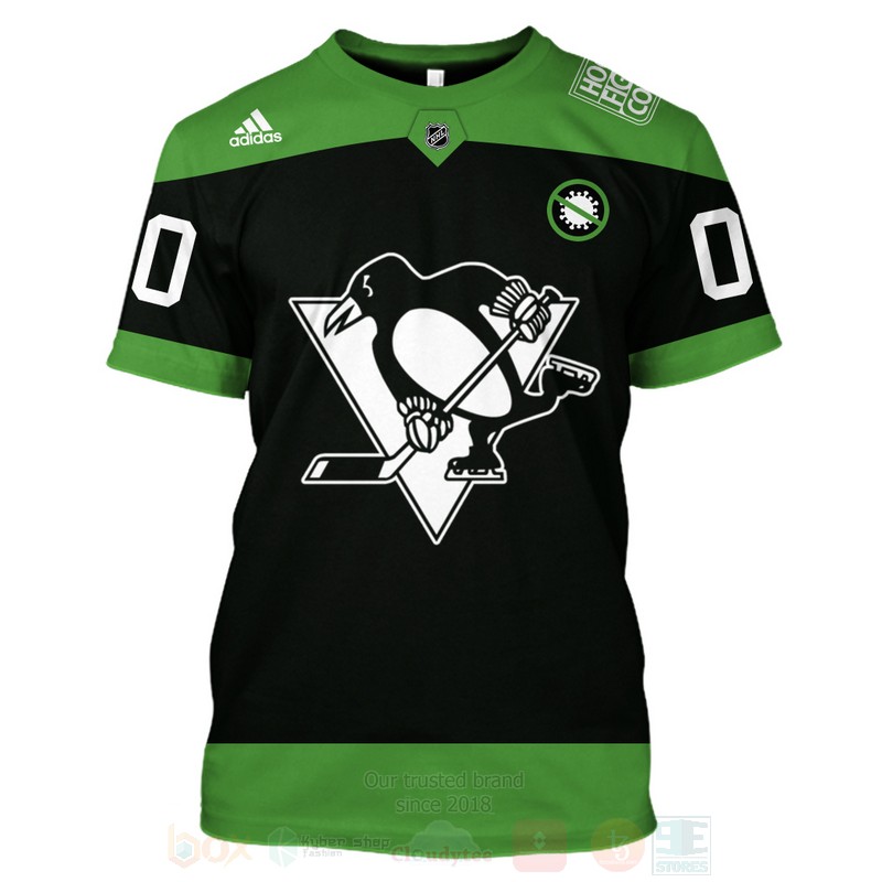 NHL Pittsburgh Penguins Personalized 3D Hoodie Shirt 1 2 3 4 5 6
