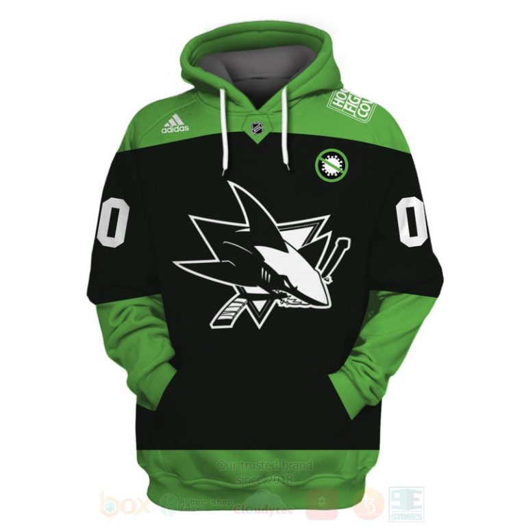 NHL San Jose Sharks Personalized 3D Hoodie Shirt 1 2