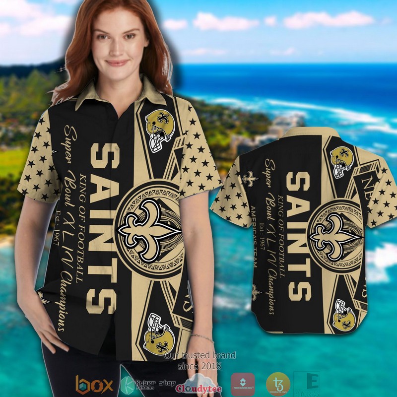 New Orleans Saints King of football Hawaiian Shirt 1
