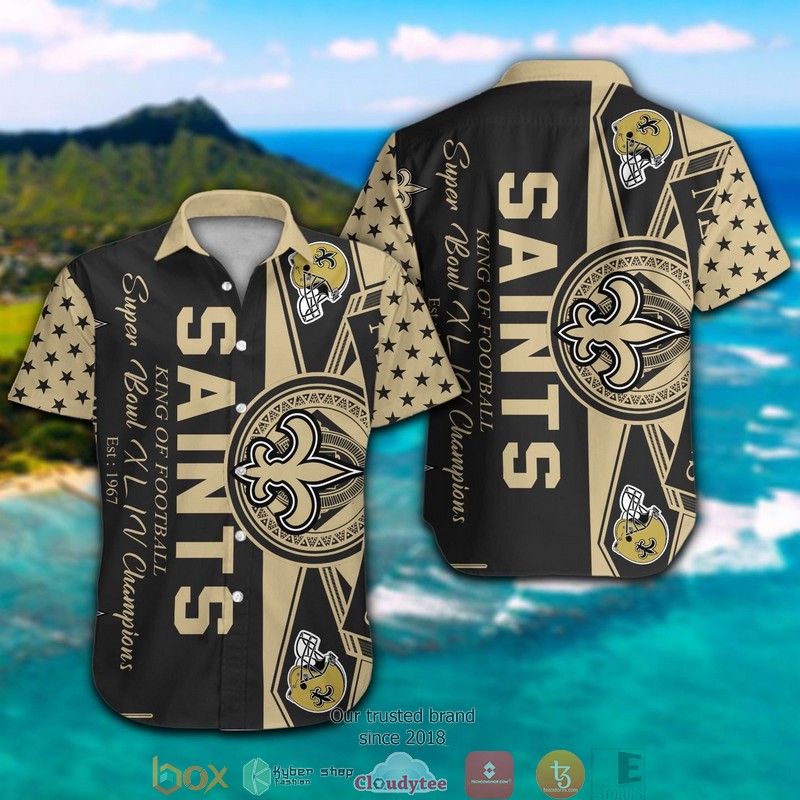 New Orleans Saints King of football Hawaiian Shirt 1 2