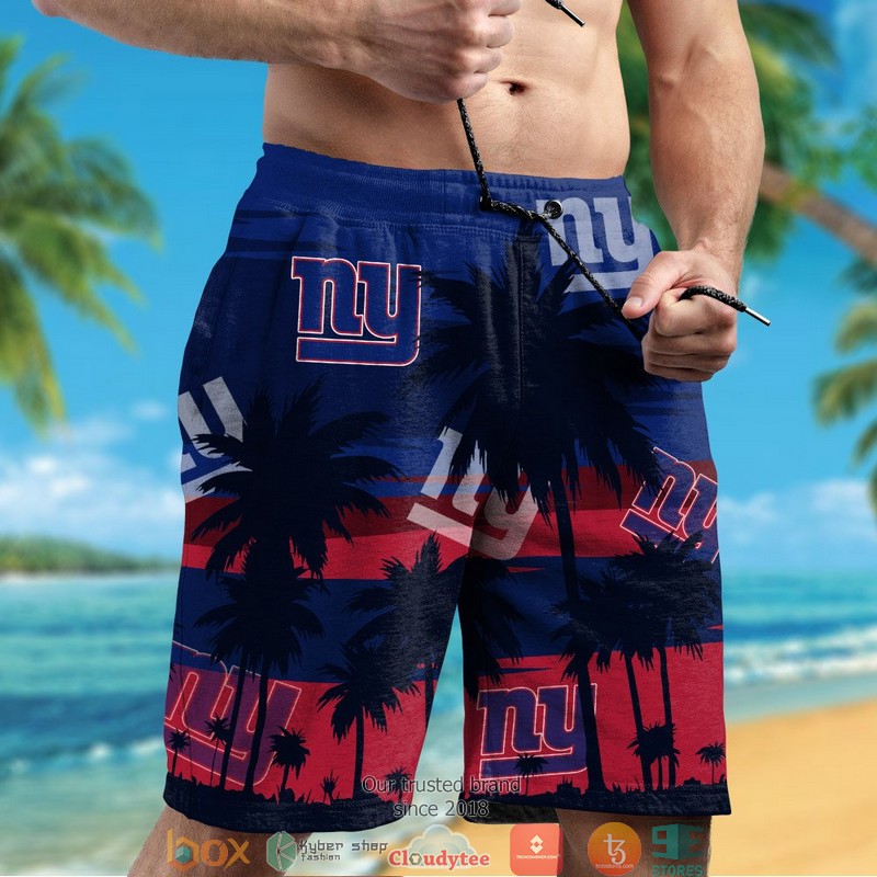 New York Giants Dark Coconut island Hawaiian Shirt short 1 2 3 4
