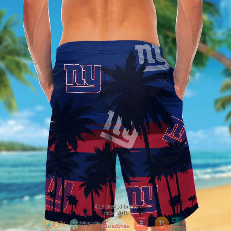 New York Giants Dark Coconut island Hawaiian Shirt short 1 2 3 4 5