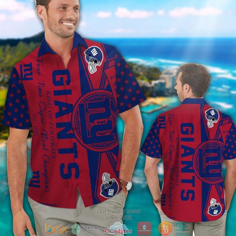 New York Giants King of football Hawaiian Shirt