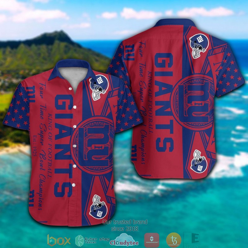 New York Giants King of football Hawaiian Shirt 1 2