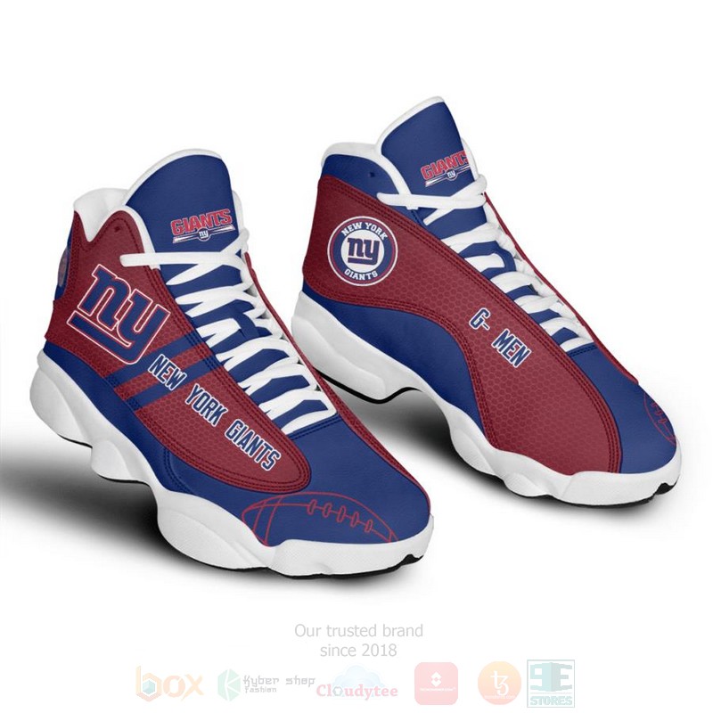 New York Giants NFL Football Team Air Jordan 13 Shoes