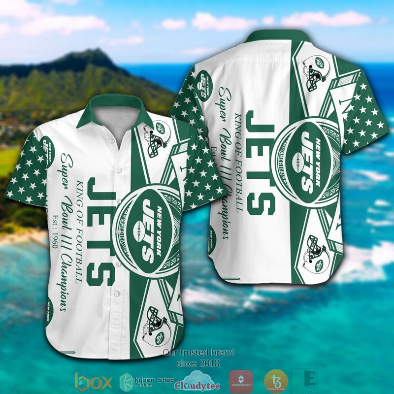 New York Jets King of football Hawaiian Shirt 1 2