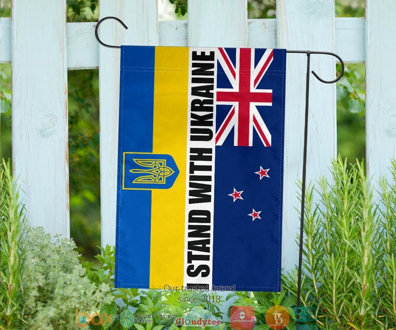 New Zealand I Stand With Ukraine Flag 1