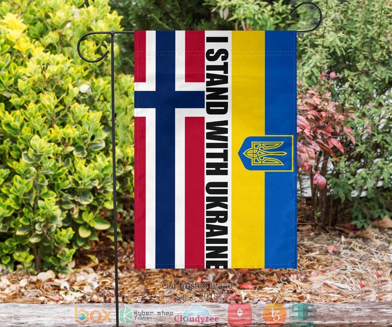 Norway I Stand With Ukraine Flag 1