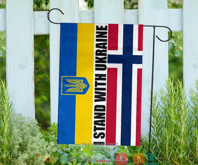 Norway I Stand With Ukraine Flag 1 2