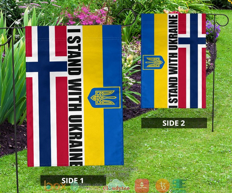 Norway I Stand With Ukraine Flag 1 2 3 4 5
