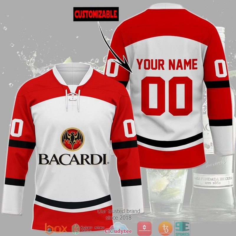 Personalized Bacardi Jersey Hockey Shirt