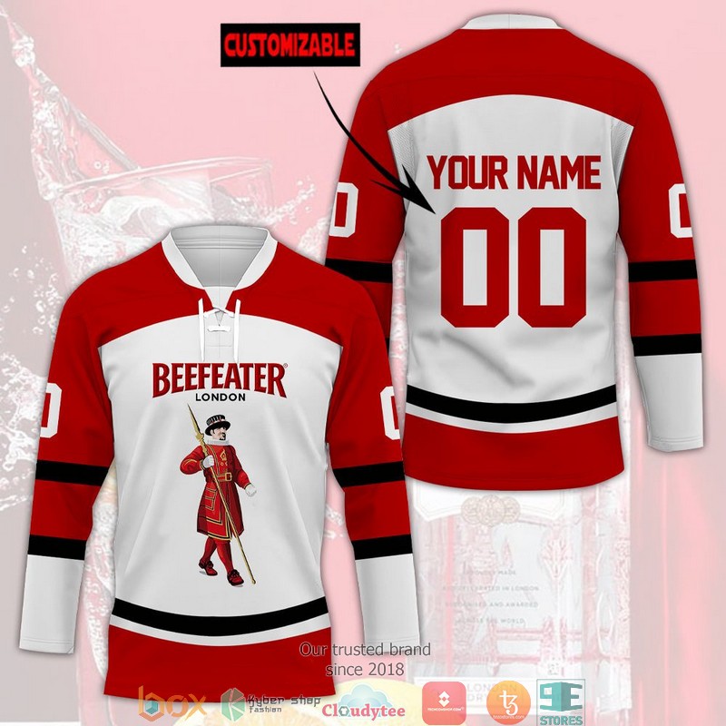 Personalized Beefeater Gin Jersey Hockey Shirt