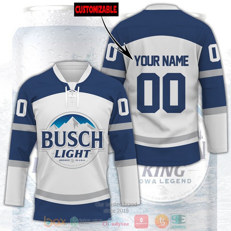 Personalized Busch Light custom Hockey Jersey