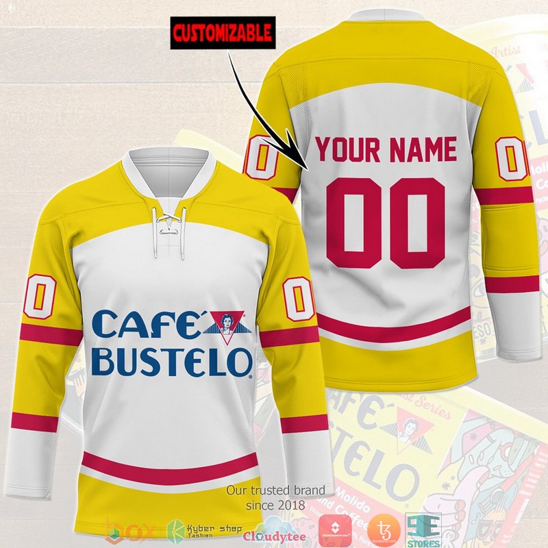 Personalized Cafe Bustelo Jersey Hockey Shirt