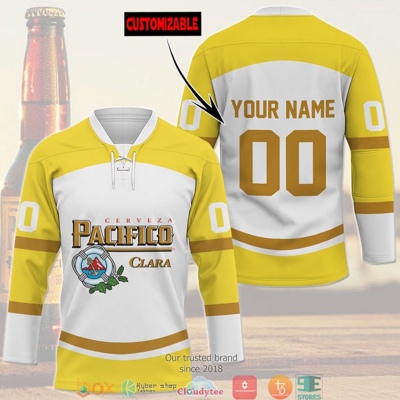 Personalized Cerveza Pacifico Clara Jersey Hockey Shirt