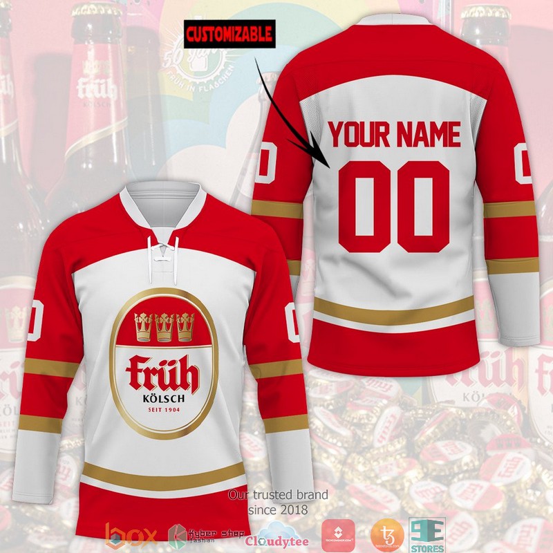 Personalized Fruh Kolsch Jersey Hockey Shirt
