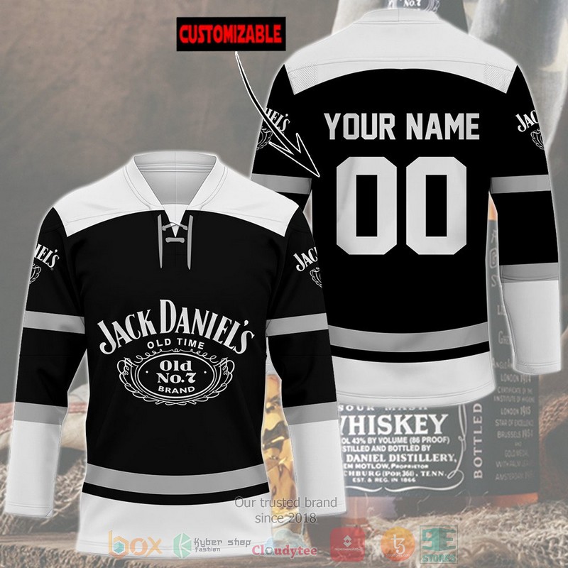Personalized Jack Daniels Old No 7 Brand custom Hockey Jersey