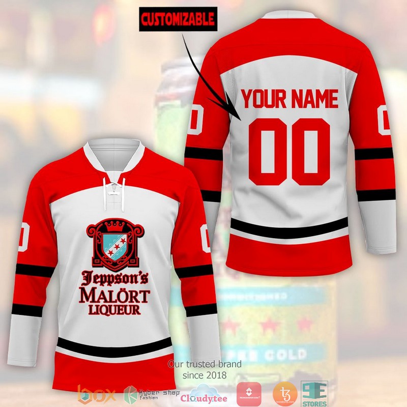 Personalized Jeppsons Malort Jersey Hockey Shirt