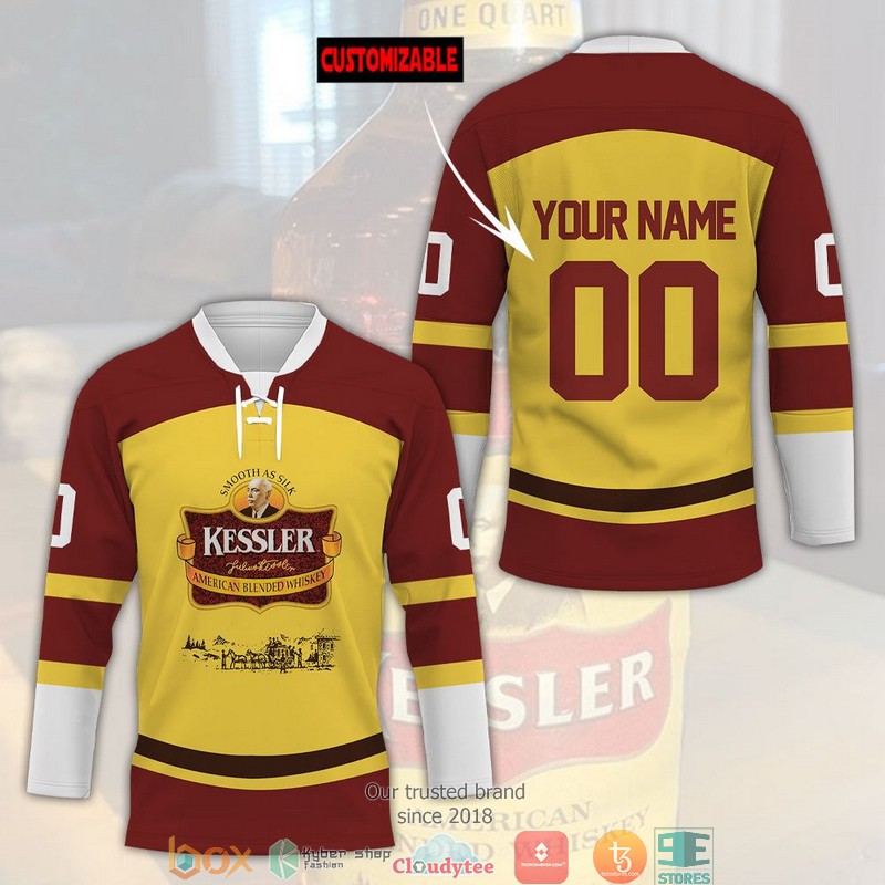 Personalized Kessler Whiskey Jersey Hockey Shirt
