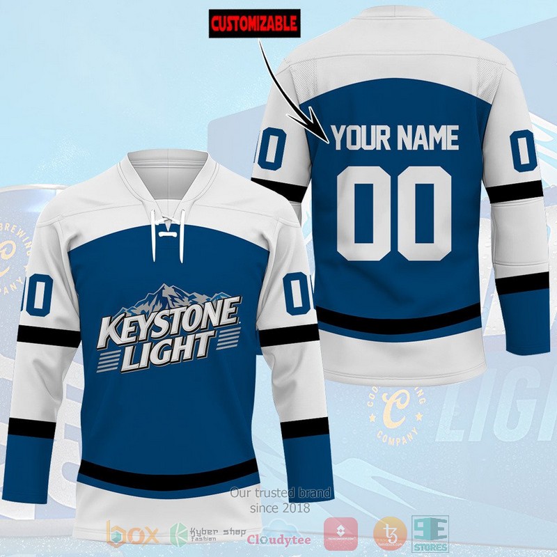 Personalized Keystone Light custom Hockey Jersey