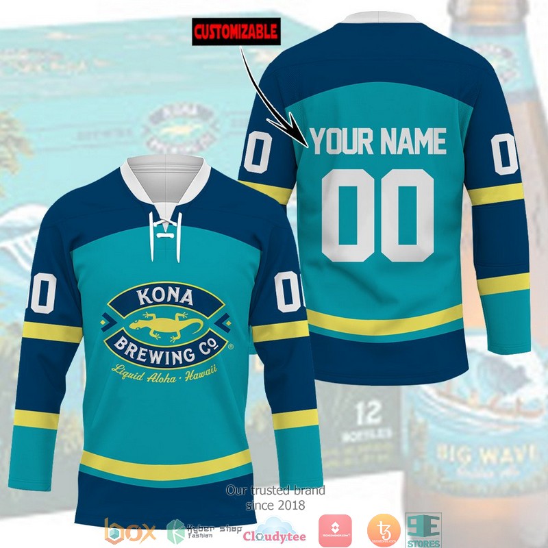 Personalized Kona Brewing Co Jersey Hockey Shirt