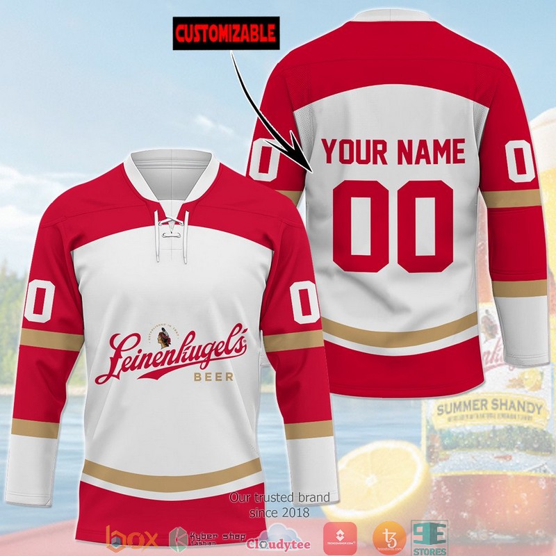 Personalized Leinenkugels Beer Jersey Hockey Shirt