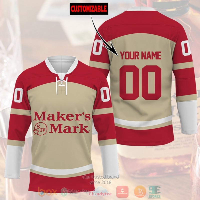Personalized Makers Mark custom Hockey Jersey