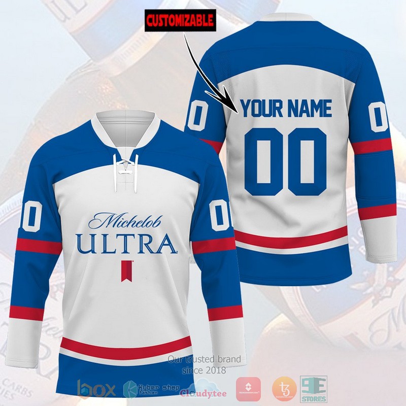 Personalized Michelob ULTRA custom Hockey Jersey