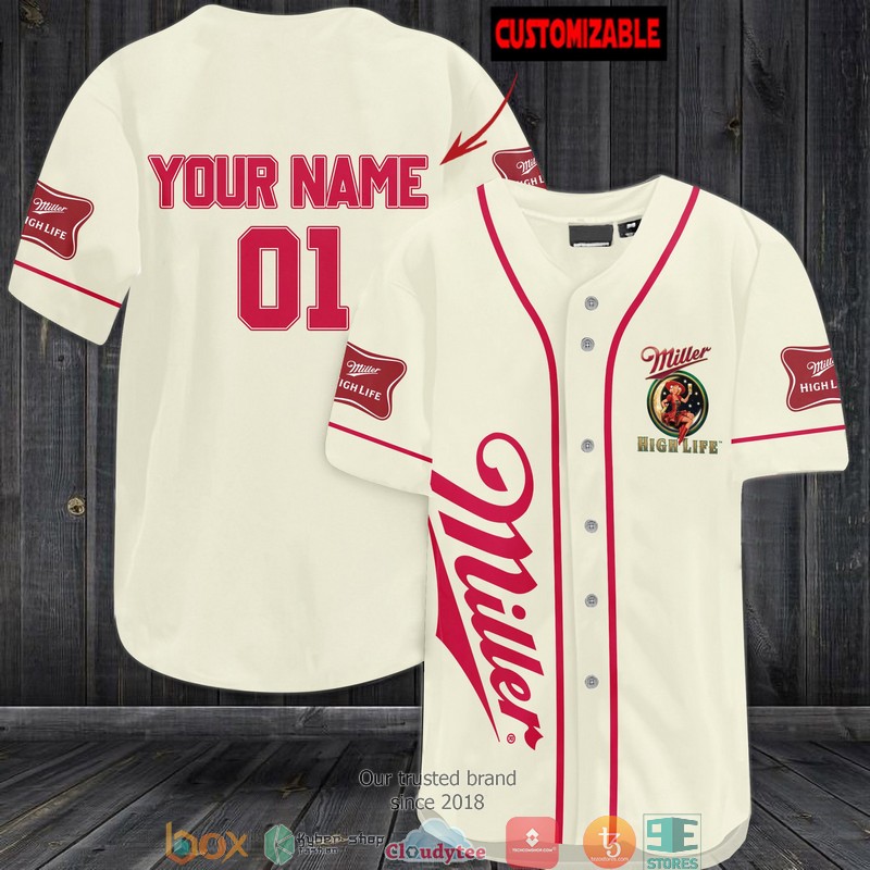 Personalized Millers Jersey Baseball Shirt