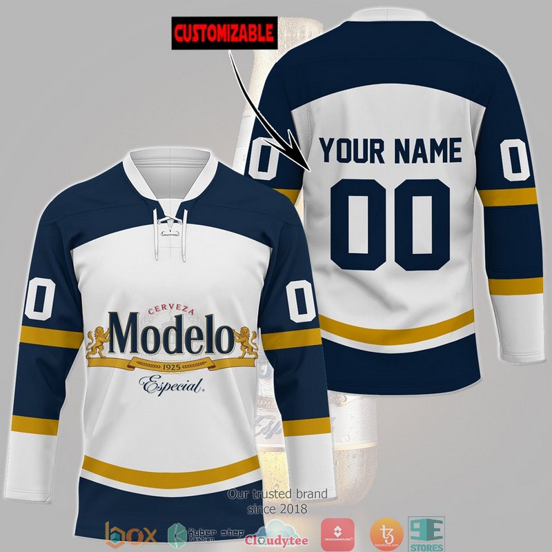 Personalized Modelo Jersey Hockey Shirt