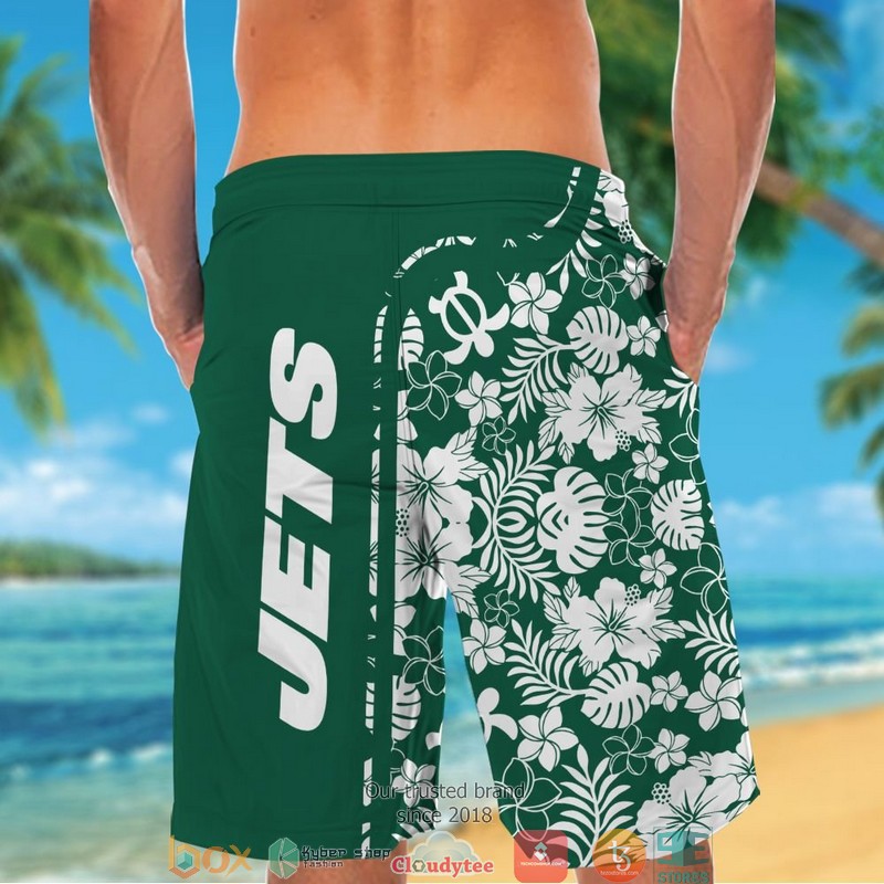 Personalized New York Jets Snoopy Hawaiian Shirt short 1 2 3 4 5