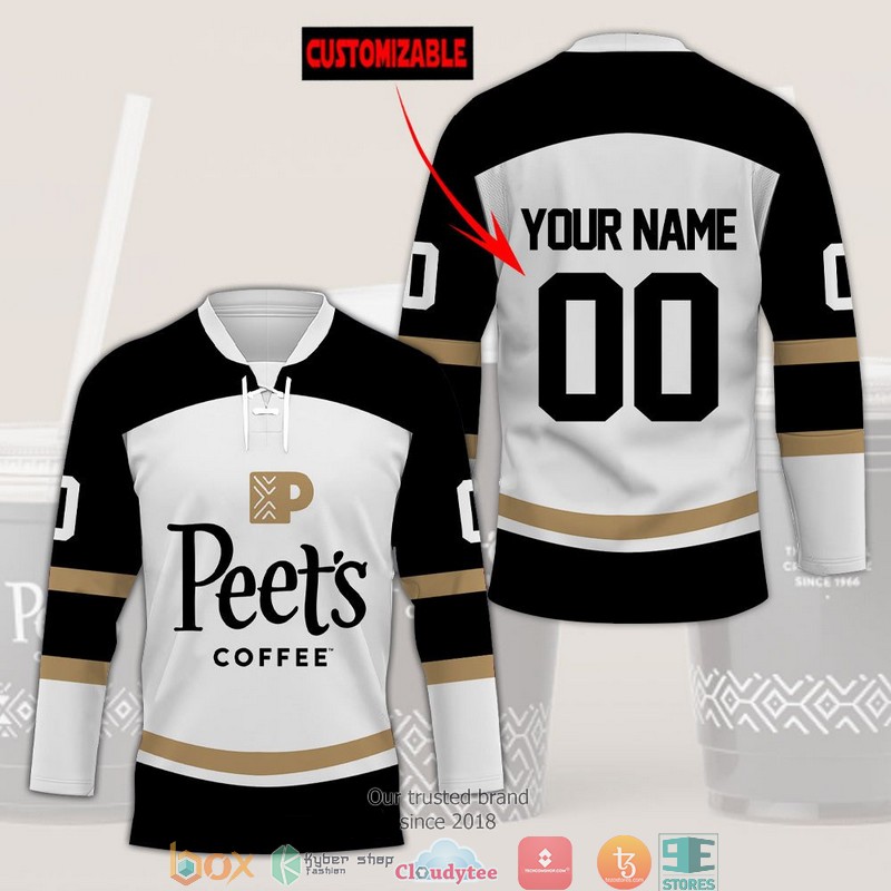 Personalized Peets coffee Jersey Hockey Shirt